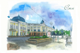 Улица ленина рисунок